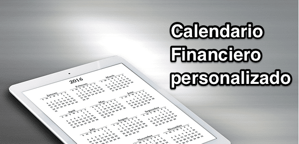 Calendario Financiero personalizado